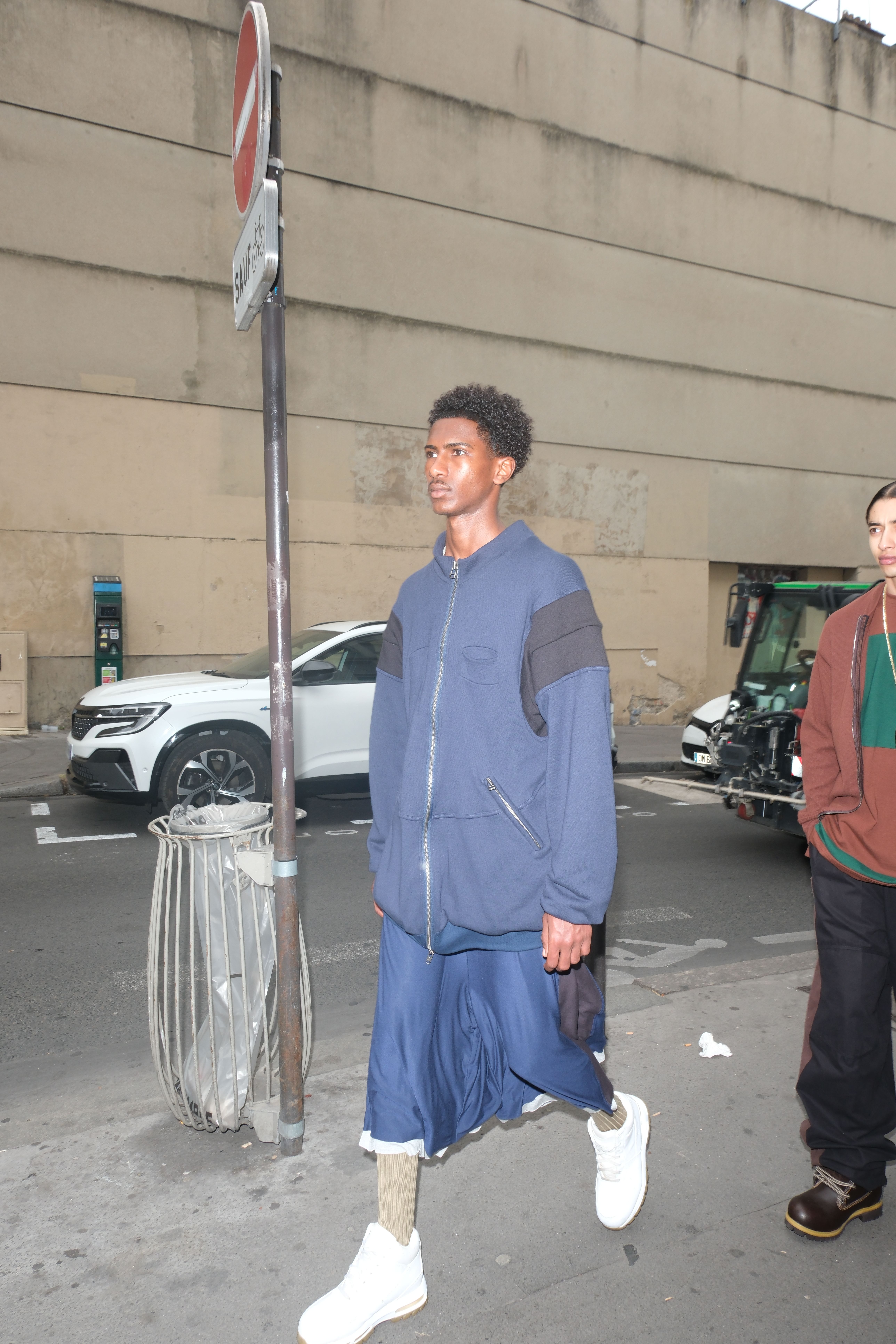 TRACK JACKET AND KNIT GYM SHORTS