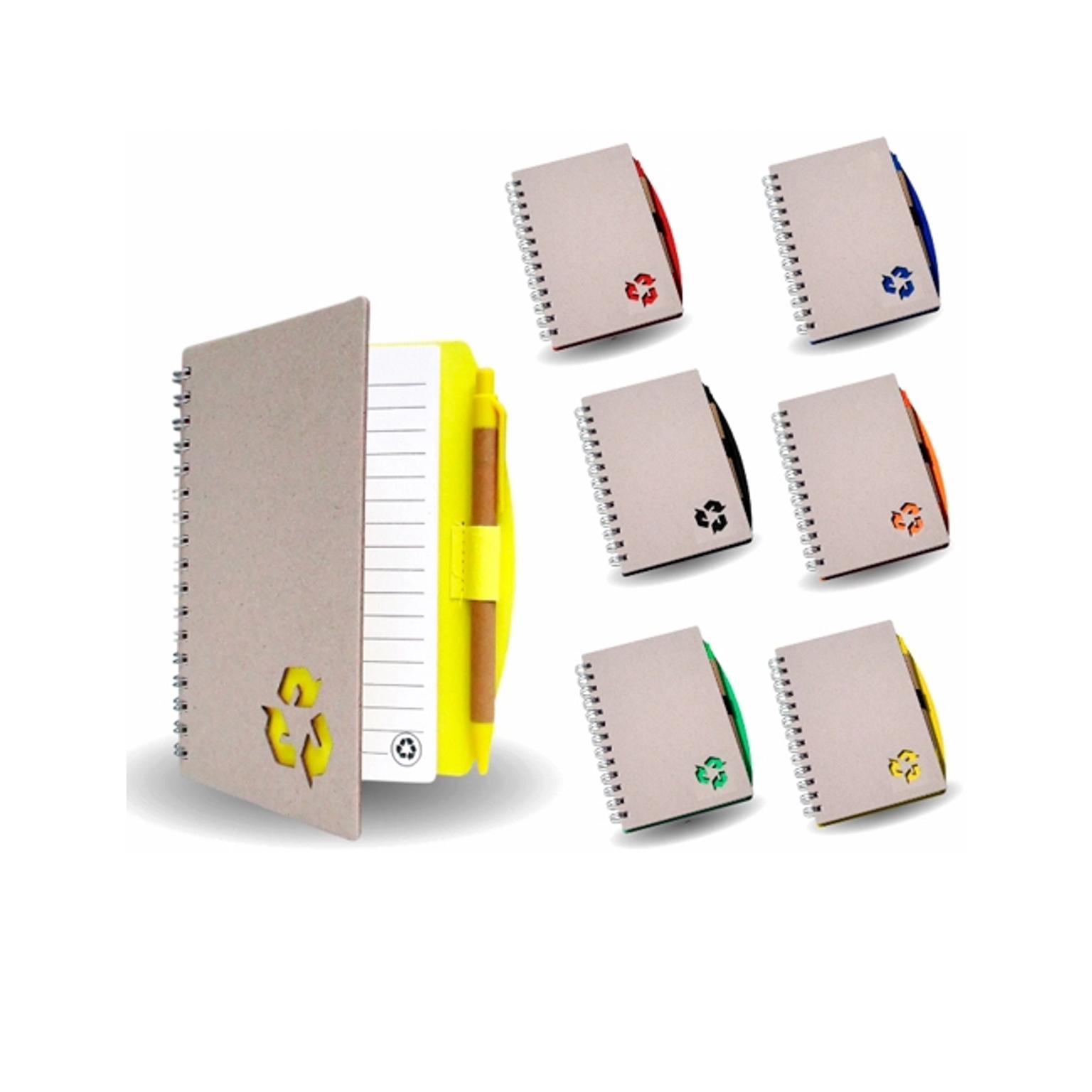 Imagen del producto: Libreta Eco Con Logo "RECICLABLE" Troquelado (Parte Baja)