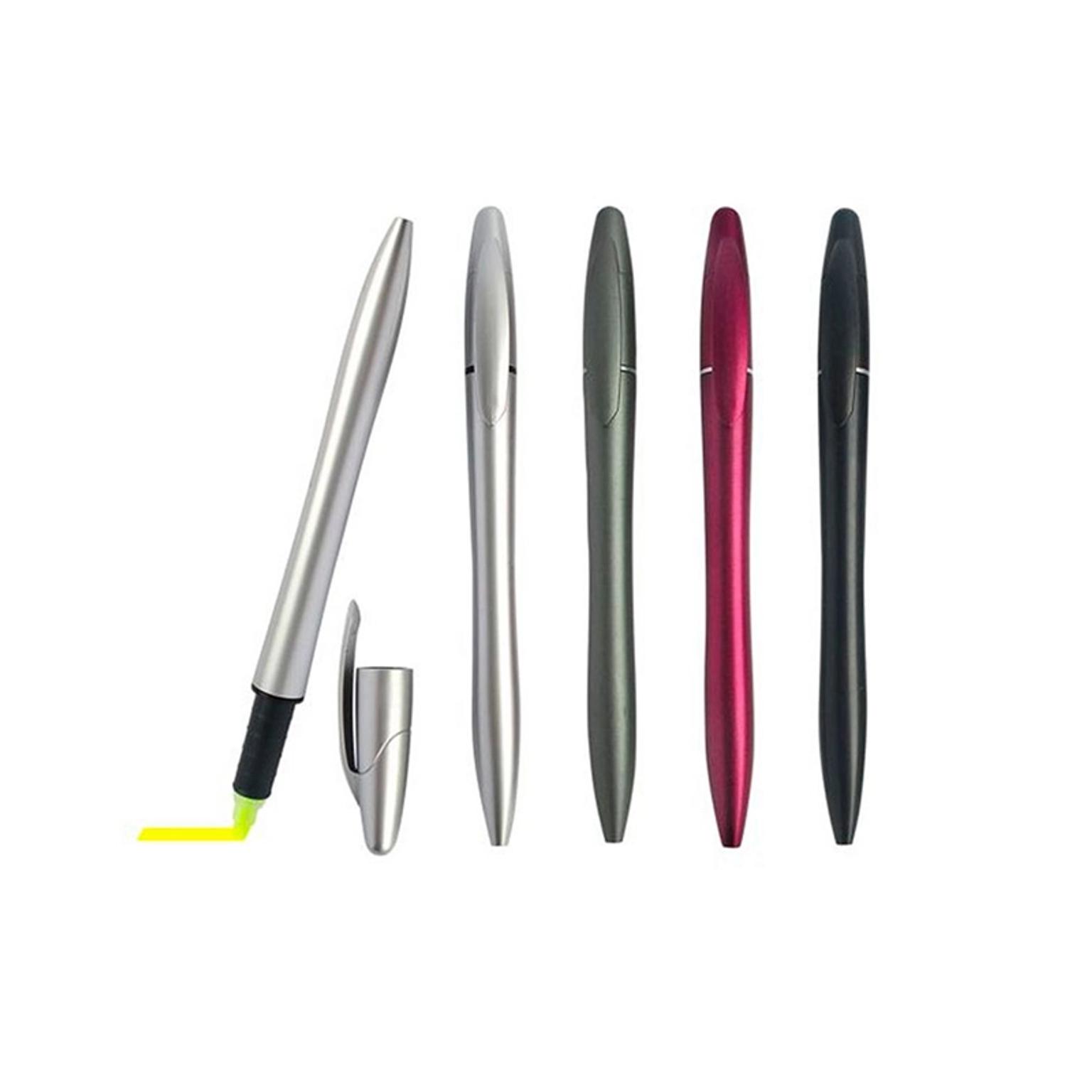 Imagen del producto: Lapicero Plástico Bala con Resaltador