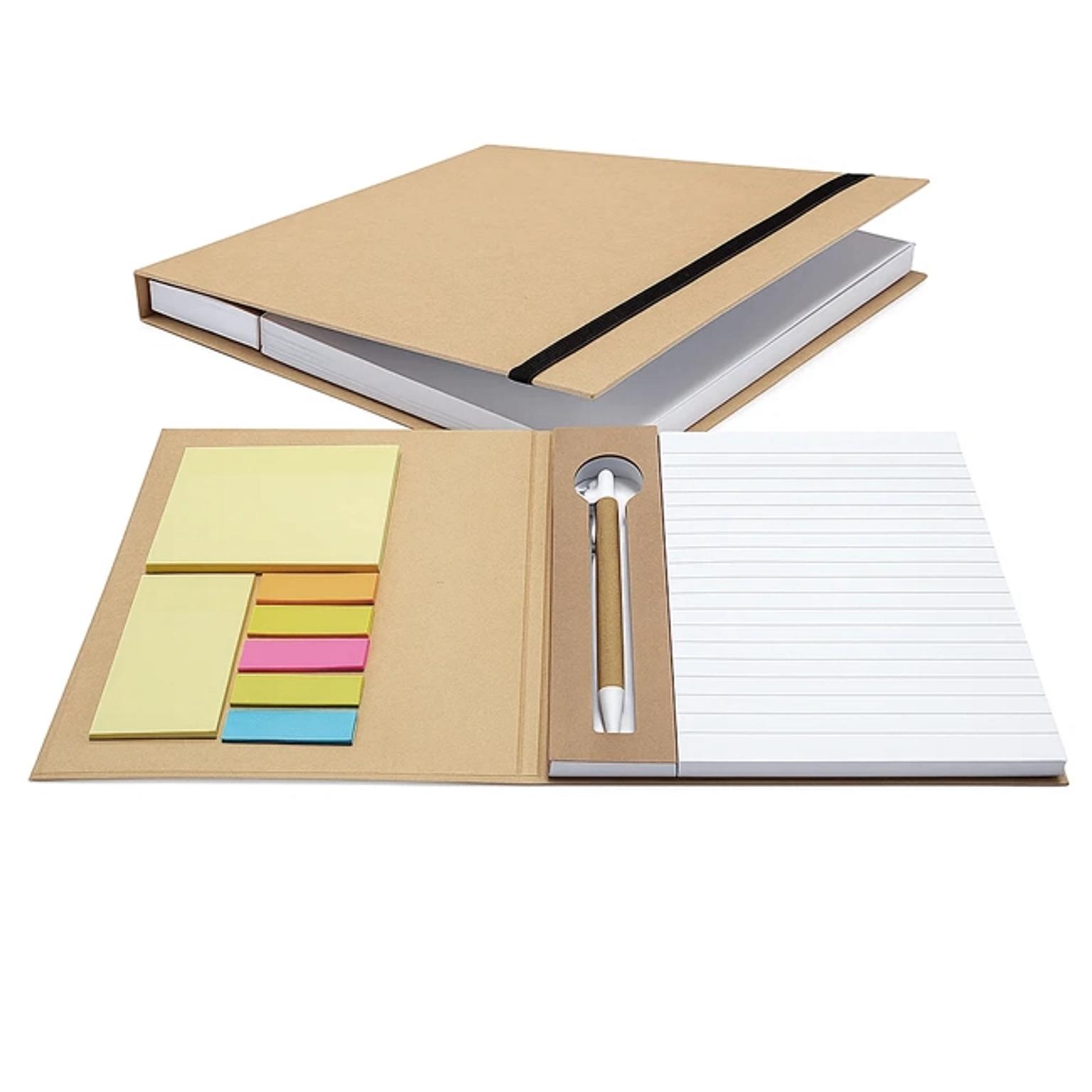 Imagen del producto: Libreta Eco de Tapa Gruesa con Set de Post It