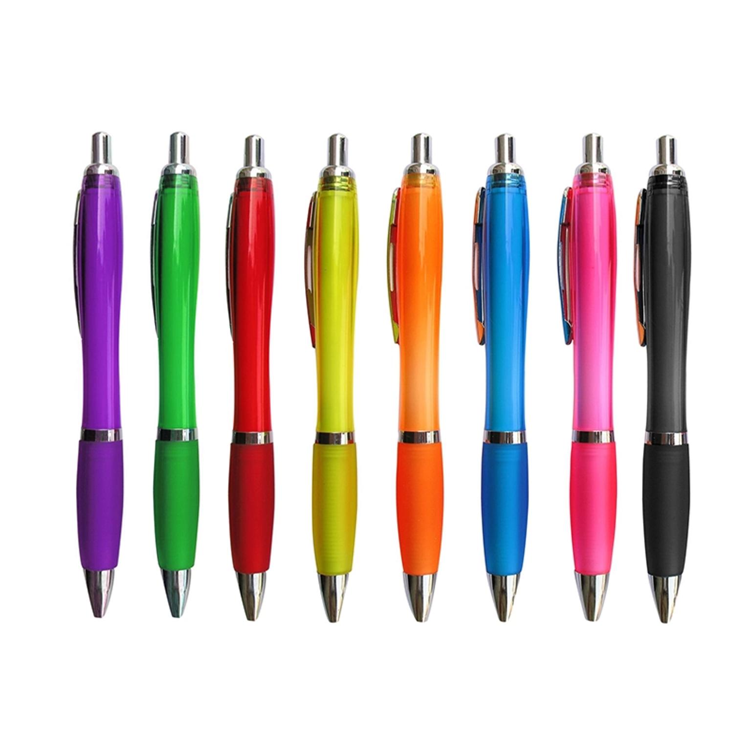 Imagen del producto: Lapicero Plástico Cinturita Color Entero Transparente.