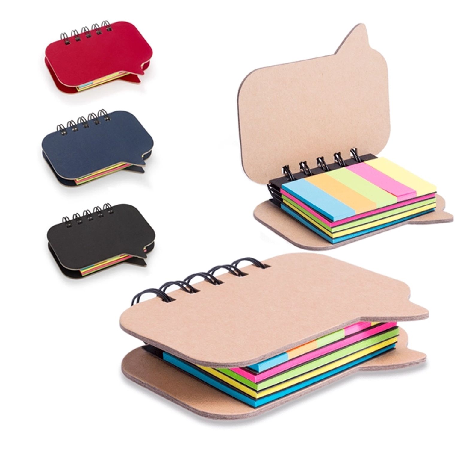 Imagen del producto: Taco Porta Post it anillado Con Diseño: (Globo De Texto)