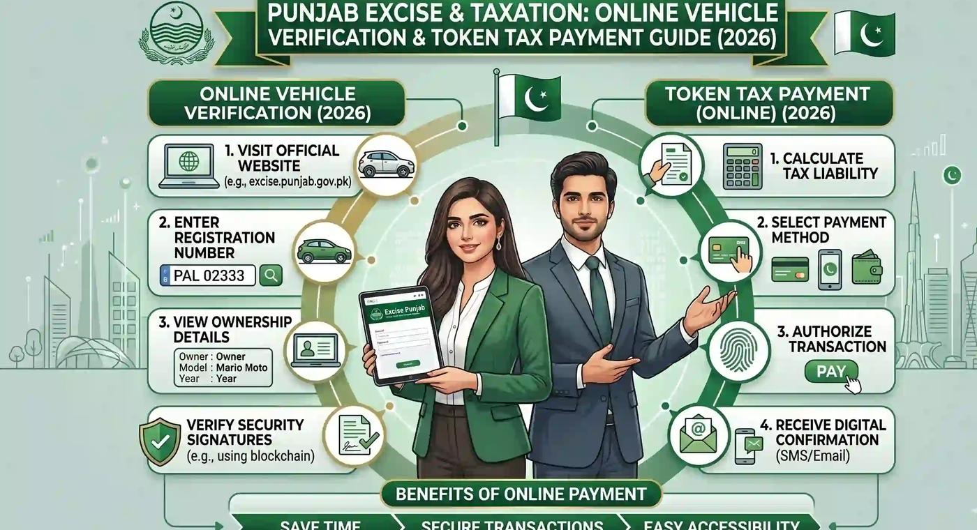 Excise and Taxation Punjab: Online Vehicle Verification and Token Tax Payment Guide 2026