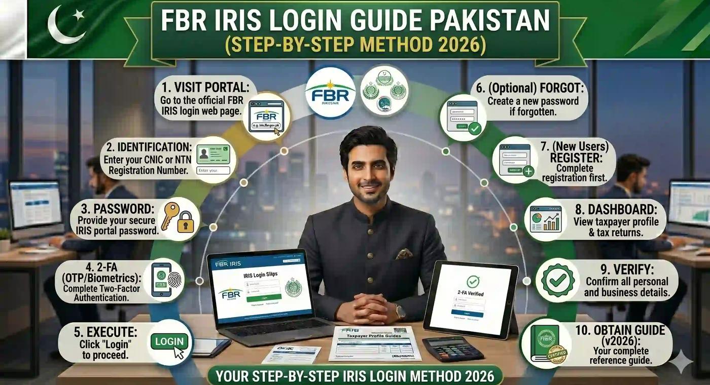 FBR IRIS Login Guide Pakistan (Step-by-Step Method 2026)