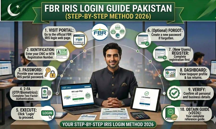 FBR IRIS Login Guide Pakistan (Step-by-Step Method 2026)