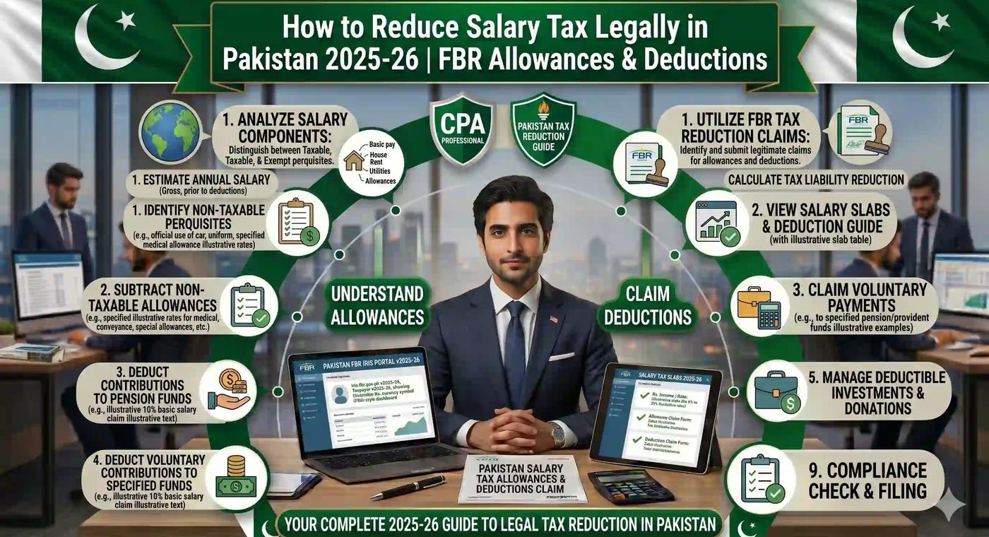 How to Reduce Salary Tax Legally in Pakistan (2026 Guide)