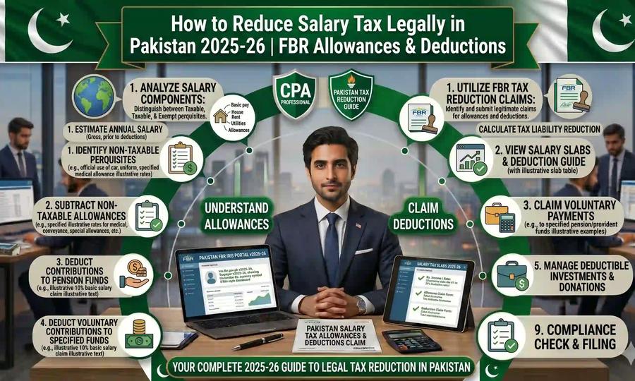 How to Reduce Salary Tax Legally in Pakistan (2026 Guide)