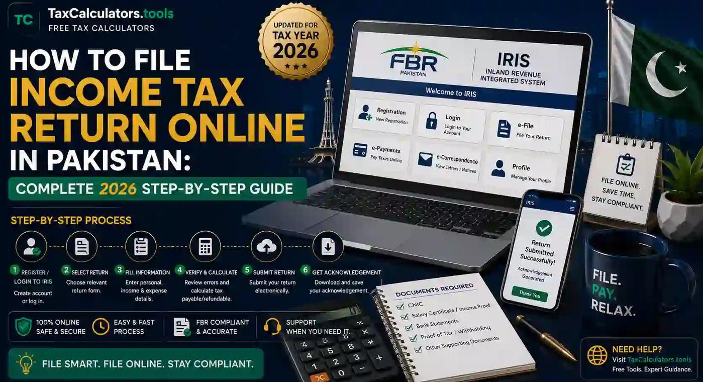 How to File Income Tax Return Online in Pakistan: Complete 2026 Step-by-Step Guide