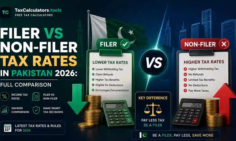 Filer vs Non-Filer Tax Rates in Pakistan 2026 Full Comparison
