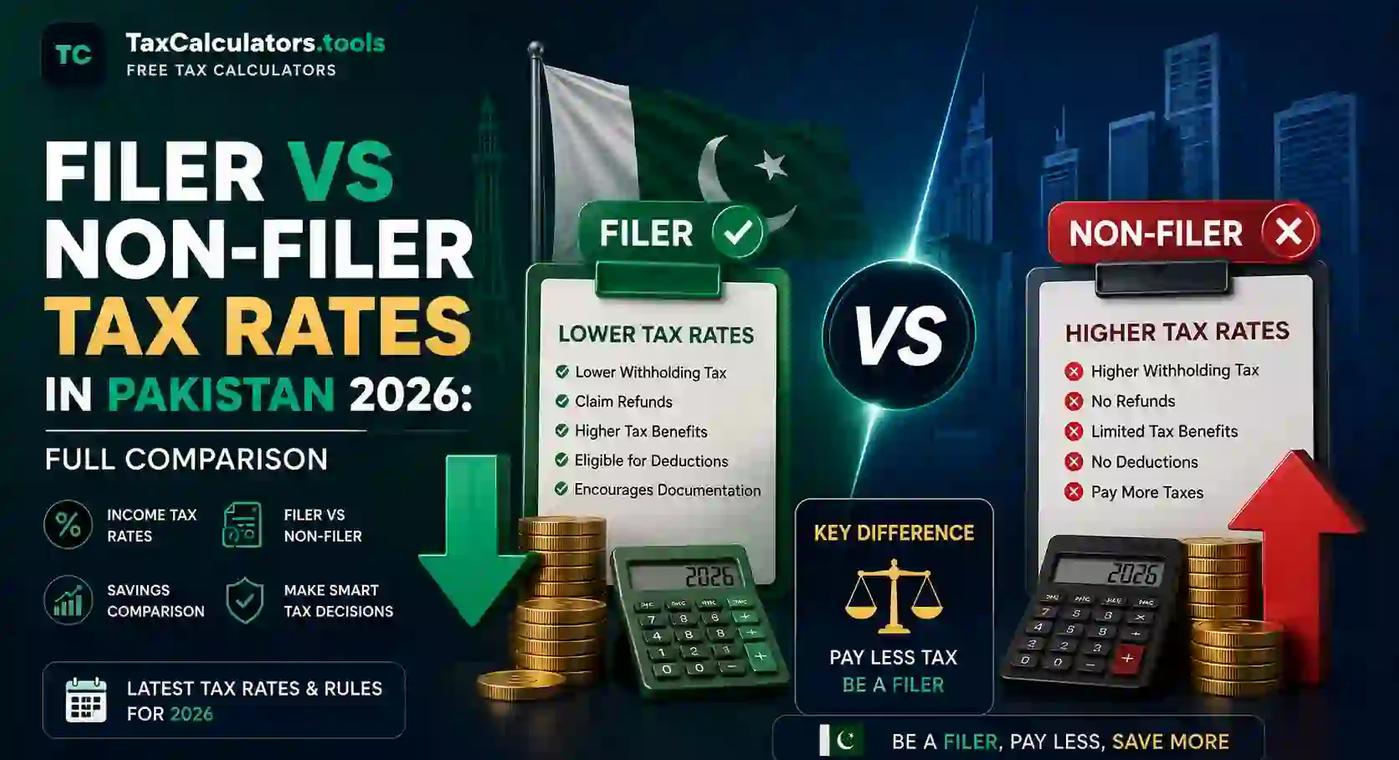 Filer vs Non-Filer Tax Rates in Pakistan 2026 Full Comparison