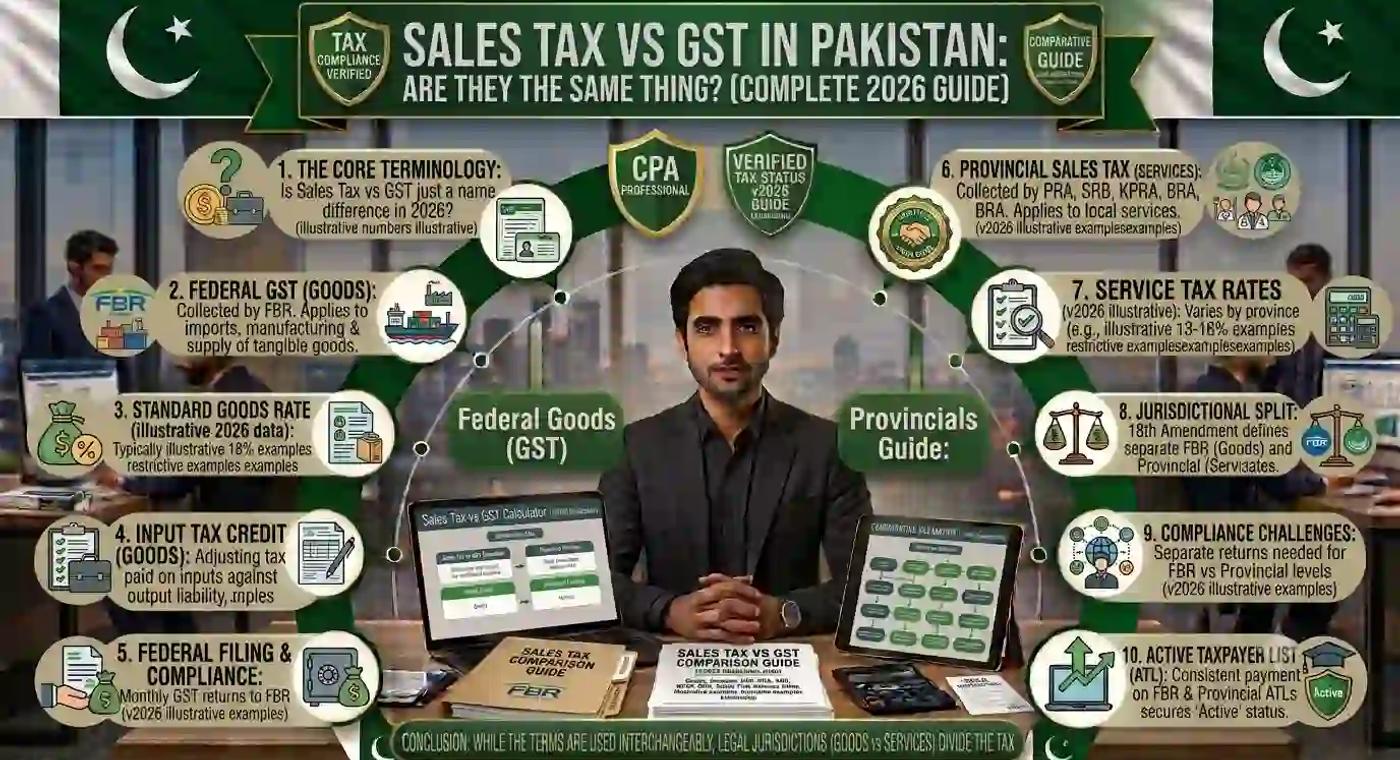 Sales Tax vs GST in Pakistan Are They the Same Thing