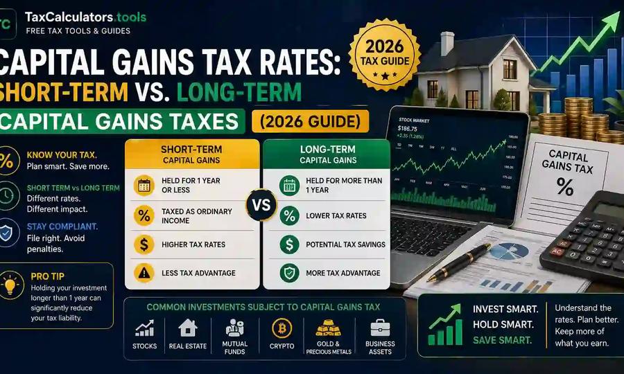 Capital Gains Tax Rates Short-Term vs. Long-Term Capital Gains Taxes (2026 Guide)
