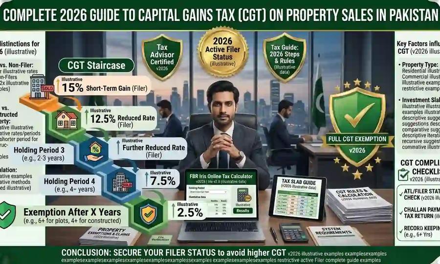 Capital Gains Tax on Property Sale in Pakistan 2026 Rules Explained