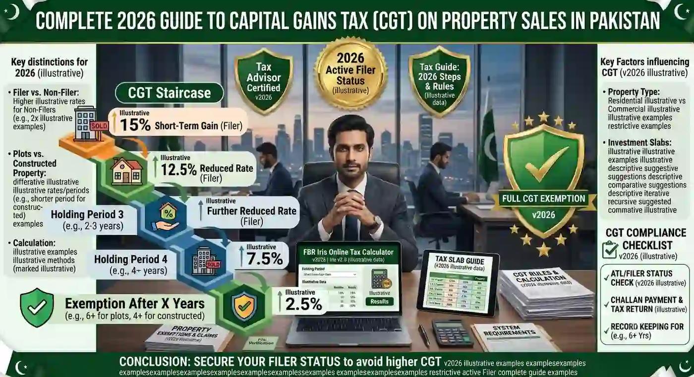 Capital Gains Tax on Property Sale in Pakistan 2026 Rules Explained