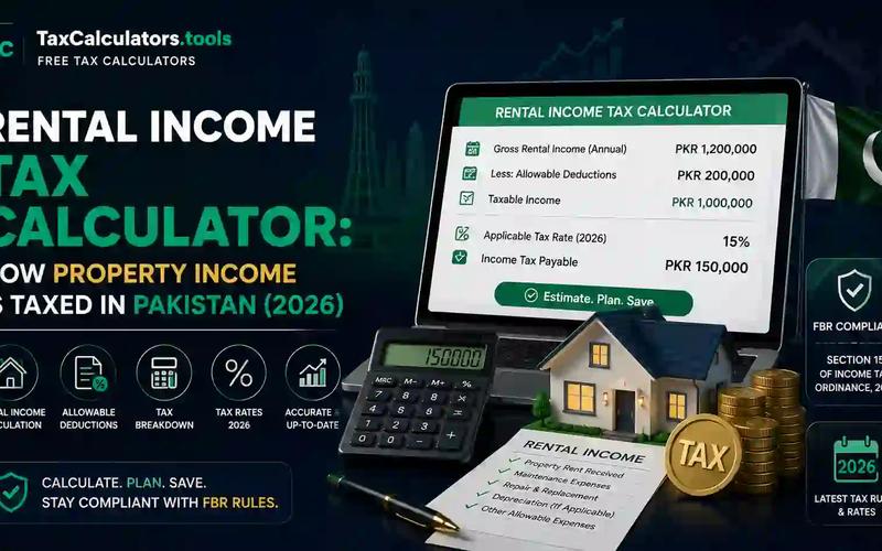 Rental Income Tax Calculator: How Property Income Is Taxed in Pakistan (2026)