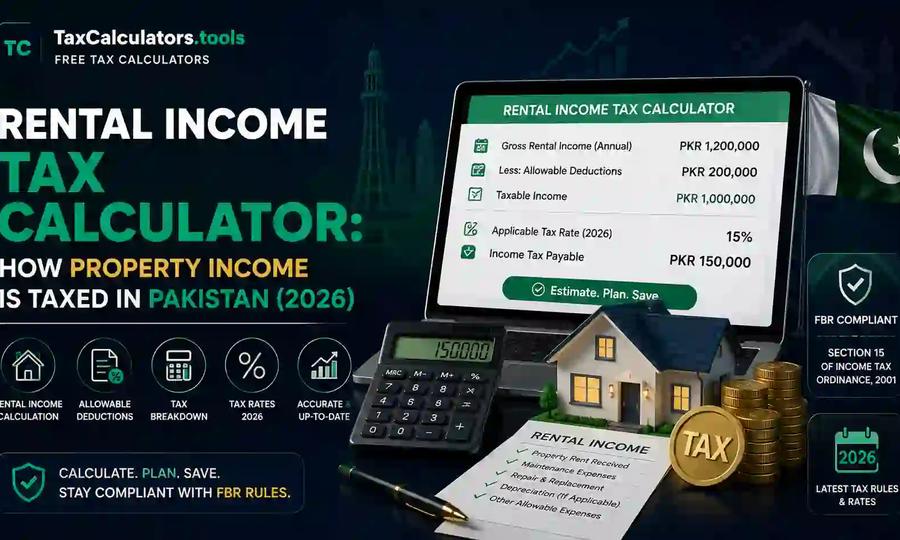 Rental Income Tax Calculator: How Property Income Is Taxed in Pakistan (2026)