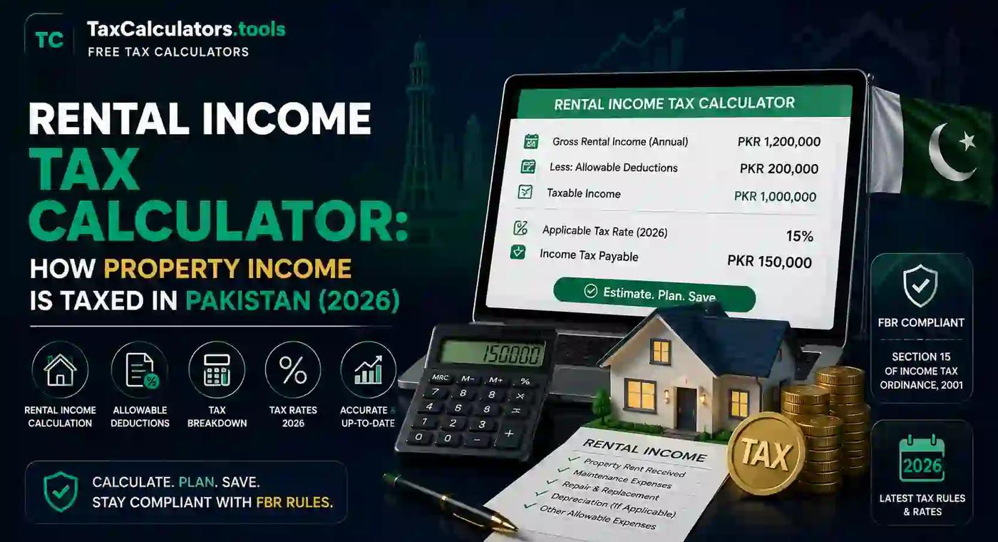 Rental Income Tax Calculator: How Property Income Is Taxed in Pakistan (2026)