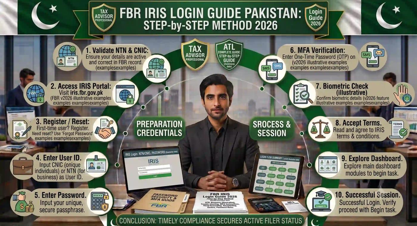 FBR IRIS Login Guide Pakistan (Step-by-Step Method 2026)