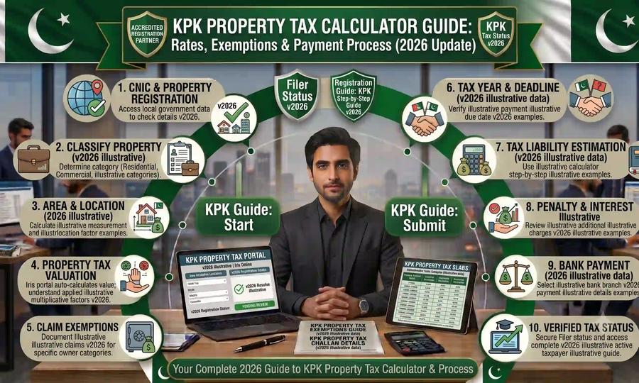 KPK Property Tax Calculator 2026 Rates & Payment Guide