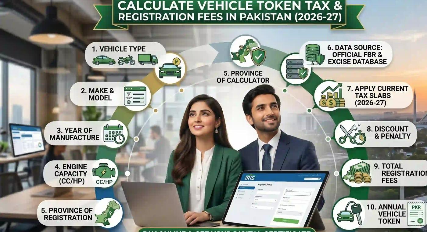 Calculate Vehicle Token Tax & Registration Fees (2026-27)