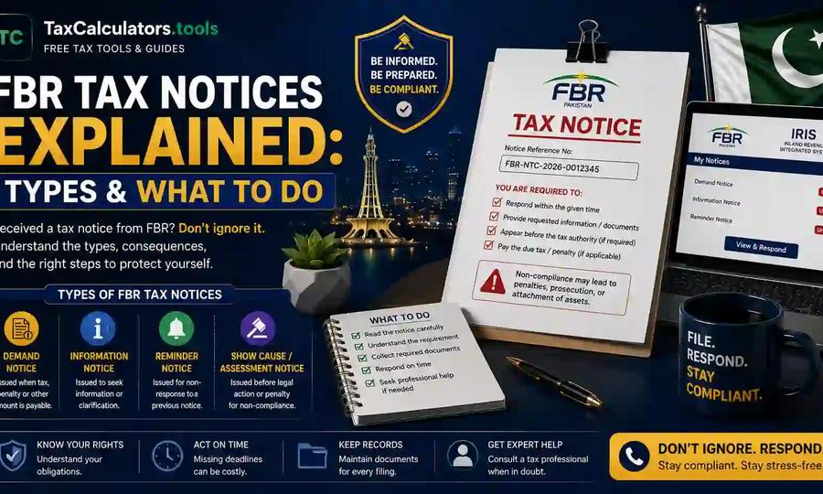 FBR Tax Notices Explained: Types & What to Do