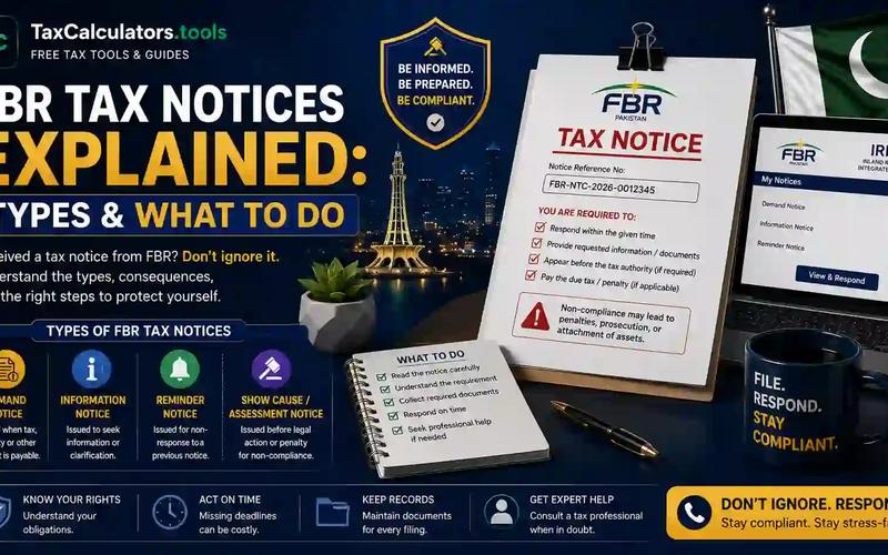 FBR Tax Notices Explained: Types & What to Do