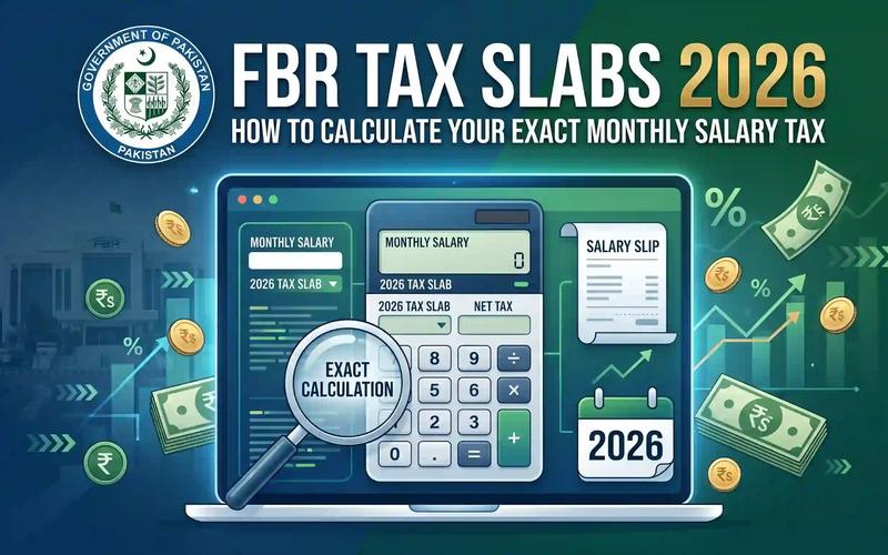 FBR Tax Slabs 2026 — How to Calculate Your Exact Monthly Salary Tax