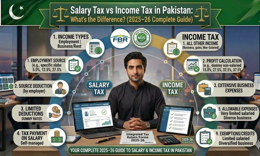 Salary Tax vs Income Tax in Pakistan What's the Difference