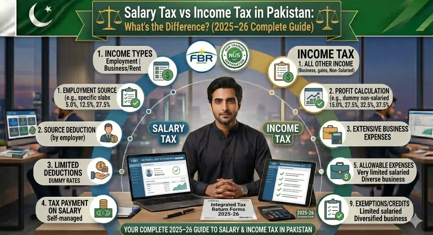 Salary Tax vs Income Tax in Pakistan What's the Difference