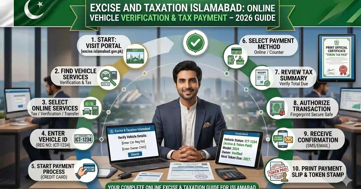 Excise and Taxation Islamabad Vehicle Verification & Token Tax 2026 ...