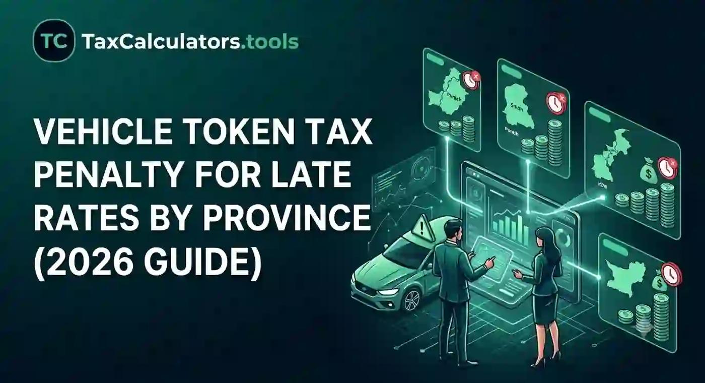 Vehicle Token Tax Penalty for Late Payment Rates by Province (2026 Guide)