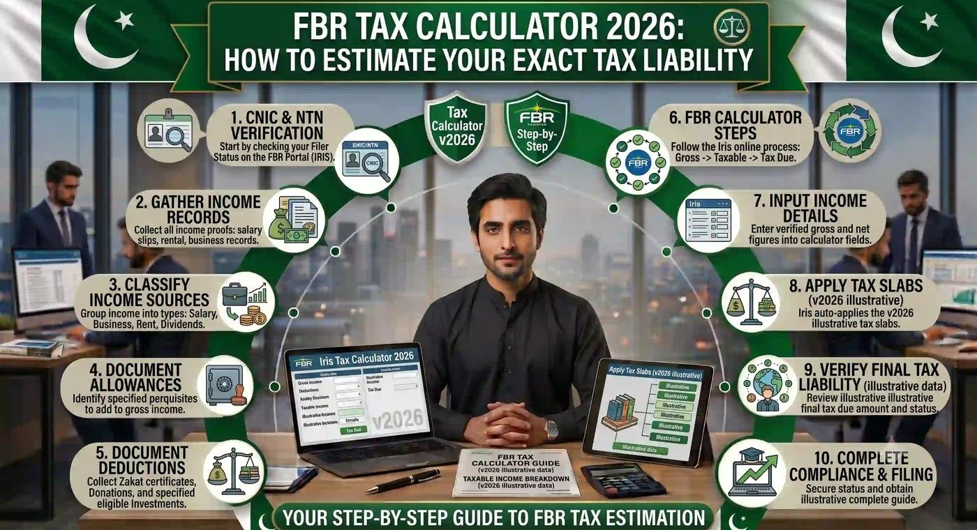 FBR Tax Calculator 2026 How to Estimate Your Exact Tax Liability