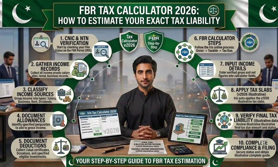FBR Tax Calculator 2026 How to Estimate Your Exact Tax Liability