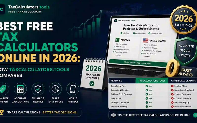 Best Free Tax Calculators Online in 2026