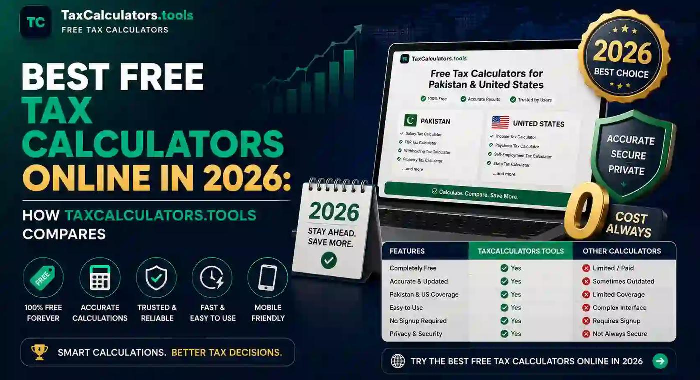 Best Free Tax Calculators Online in 2026