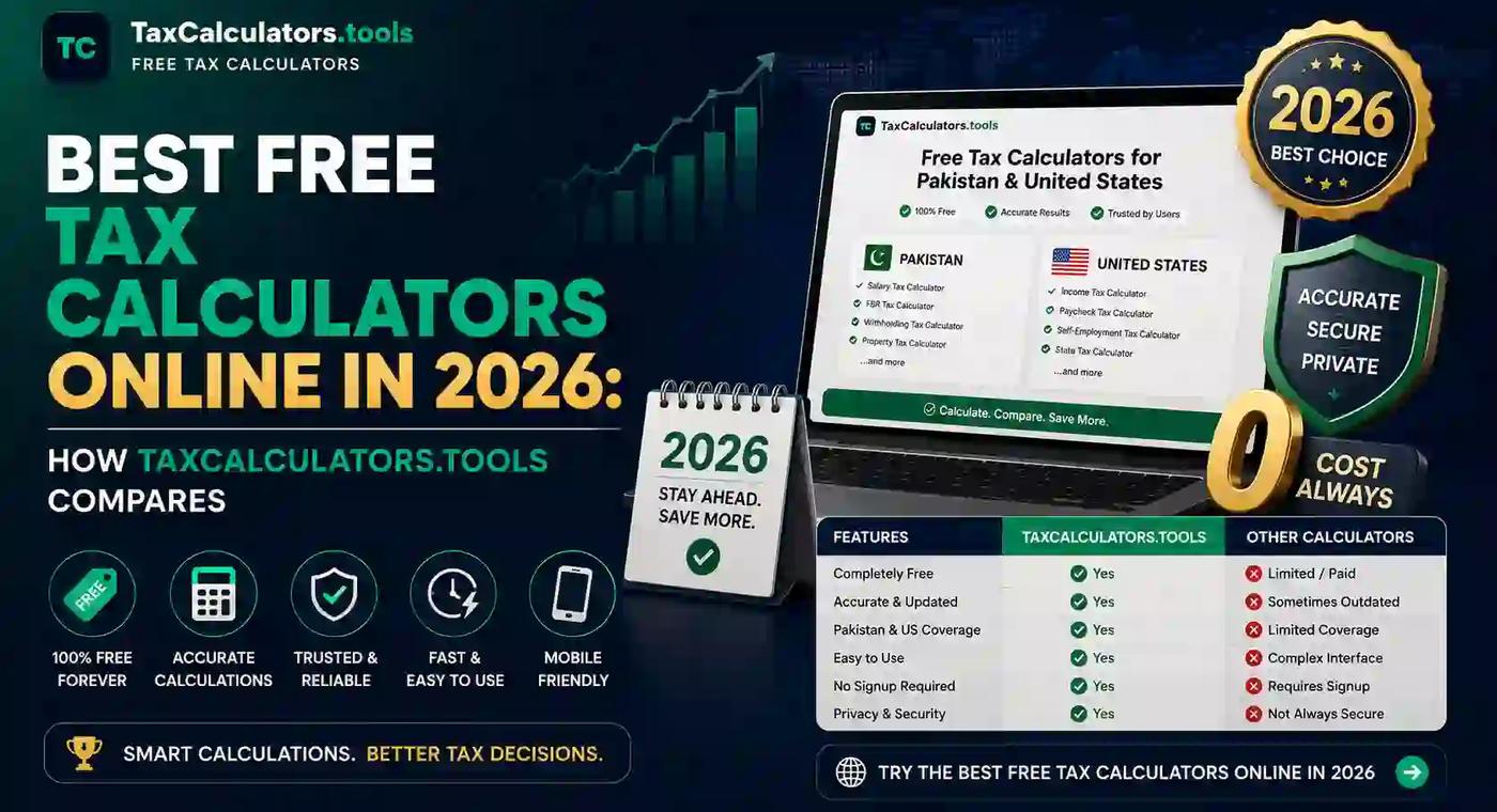 Best Free Tax Calculators Online in 2026