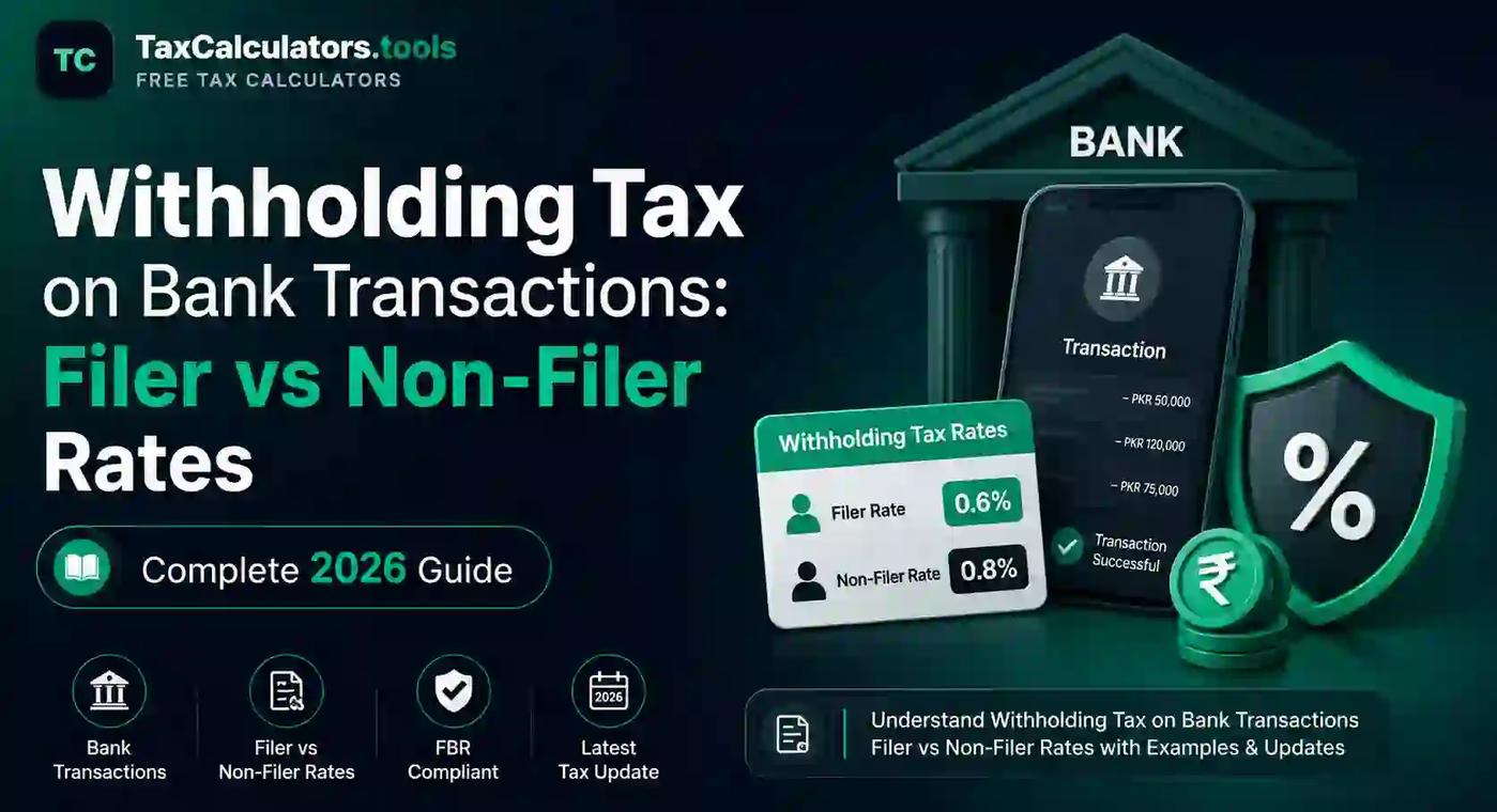 Withholding Tax on Bank Transactions Filer vs Non-Filer Rates (Complete 2026 Guide)