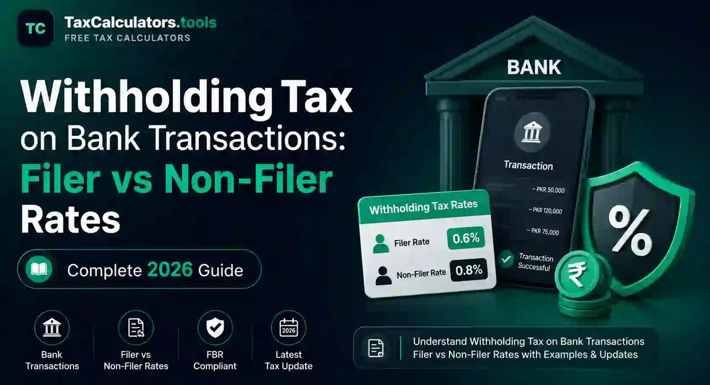 Withholding Tax on Bank Transactions Filer vs Non-Filer Rates (Complete 2026 Guide)