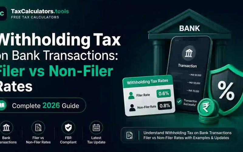 Withholding Tax on Bank Transactions Filer vs Non-Filer Rates (Complete 2026 Guide)