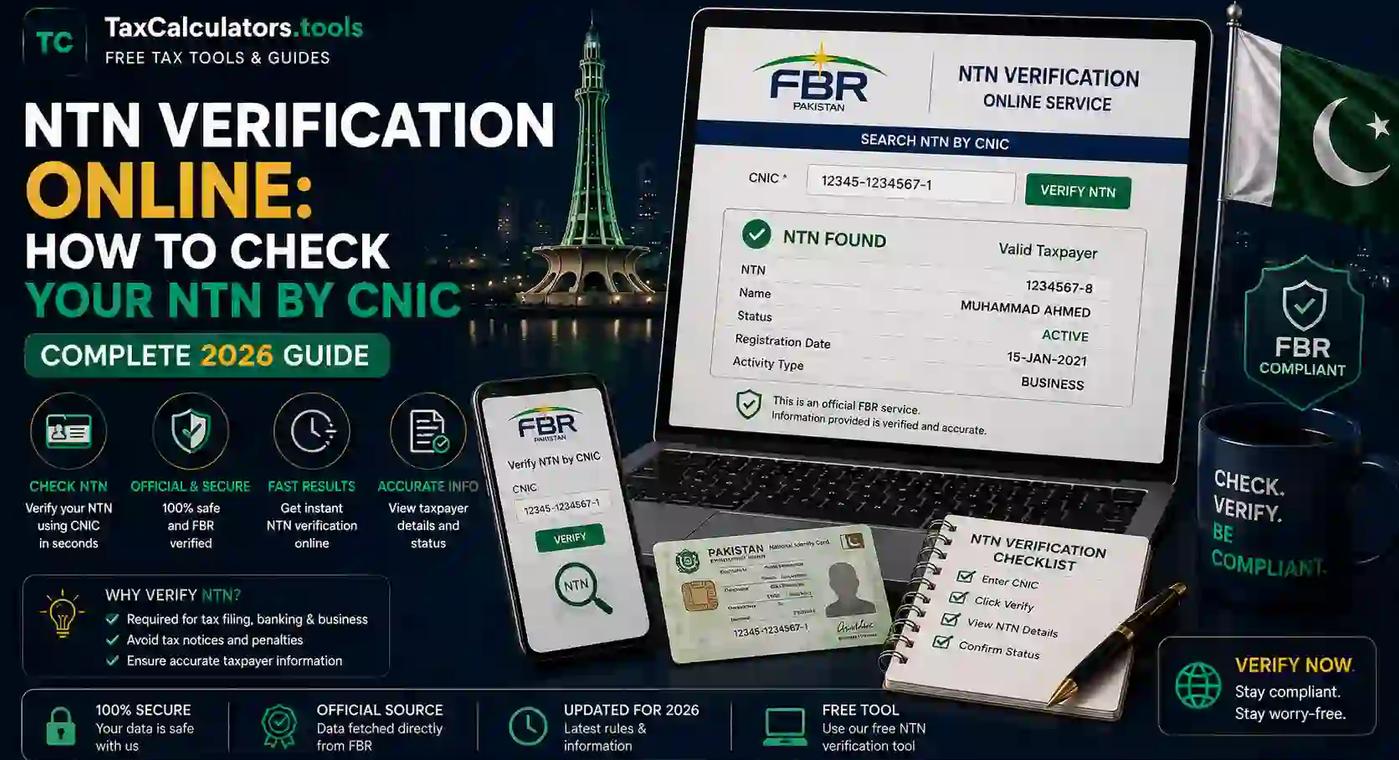 NTN Verification Online How to Check Your NTN by CNIC (2026)