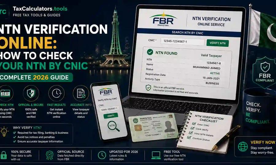 NTN Verification Online How to Check Your NTN by CNIC (2026)