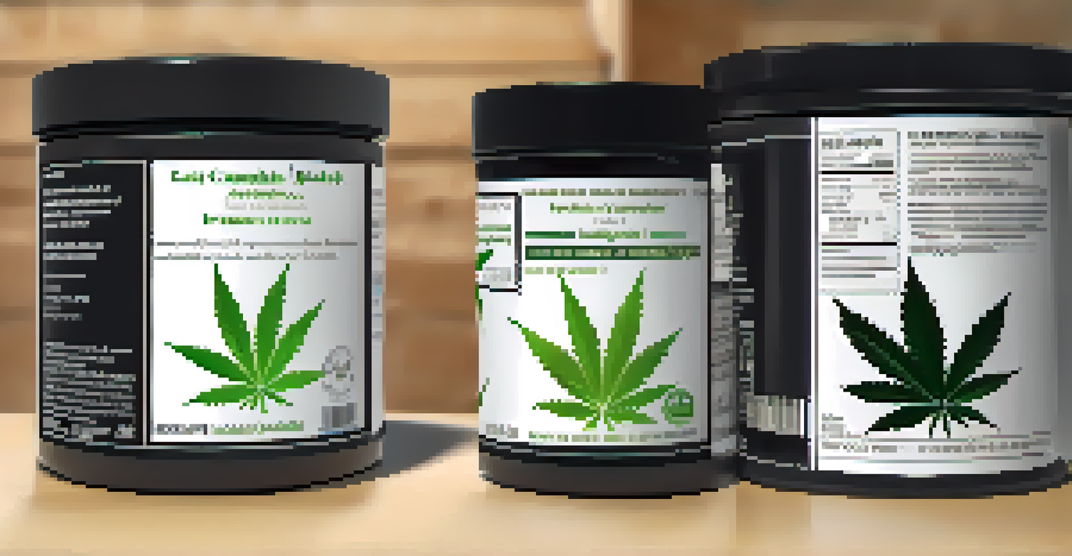 A comparison image showing a legal cannabis product with professional packaging on one side and an unmarked black market product on the other side, highlighting quality differences.