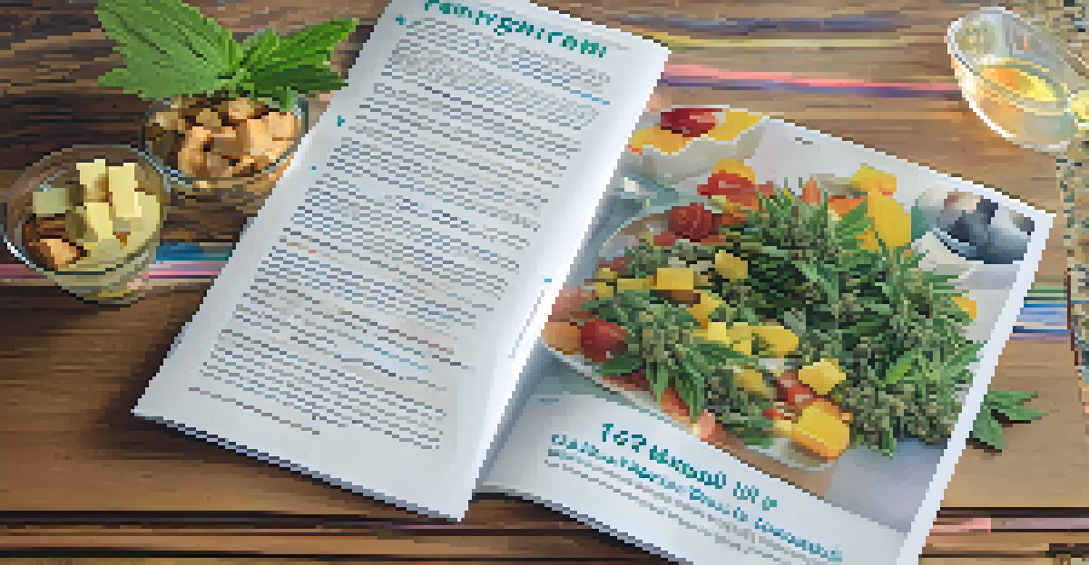A close-up of an informational pamphlet about marijuana effects on emergency response, surrounded by healthy snacks.