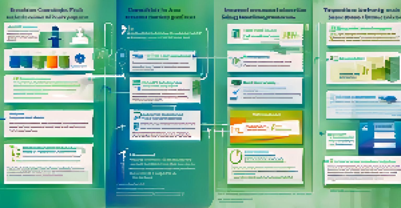 An infographic showing the steps of the informed consent process in clinical trials with icons and a calming color scheme.