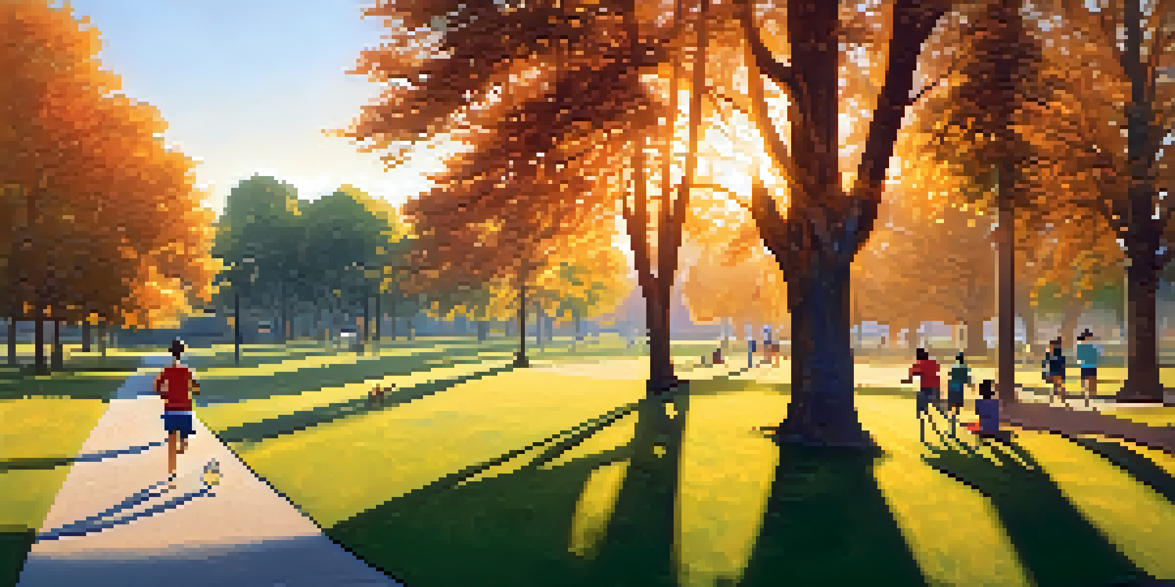 A diverse group of friends engaging in outdoor activities in a sunny park.