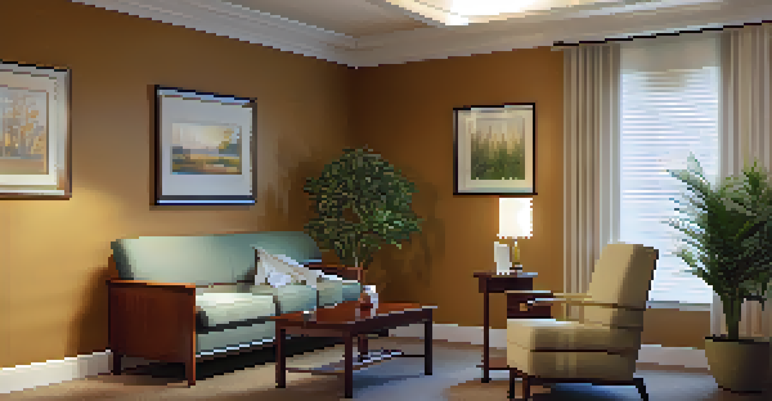 A healthcare consultation room with a desk, medical books, and a comfortable chair, creating a welcoming environment.