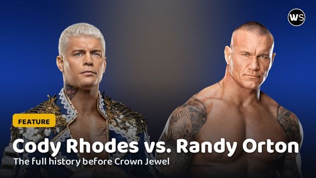 Cody Rhodes and Randy Orton face to face