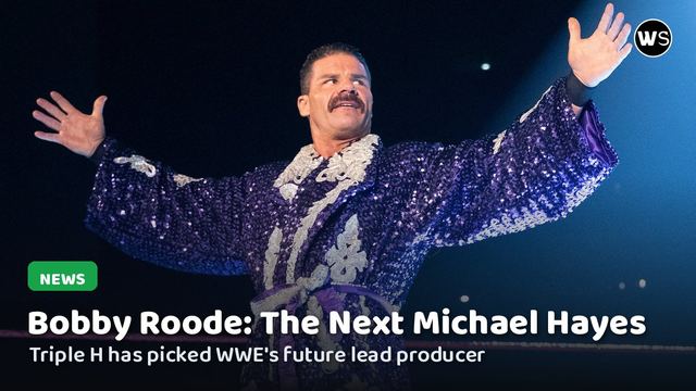 Bobby Roode in his robe making his entrance