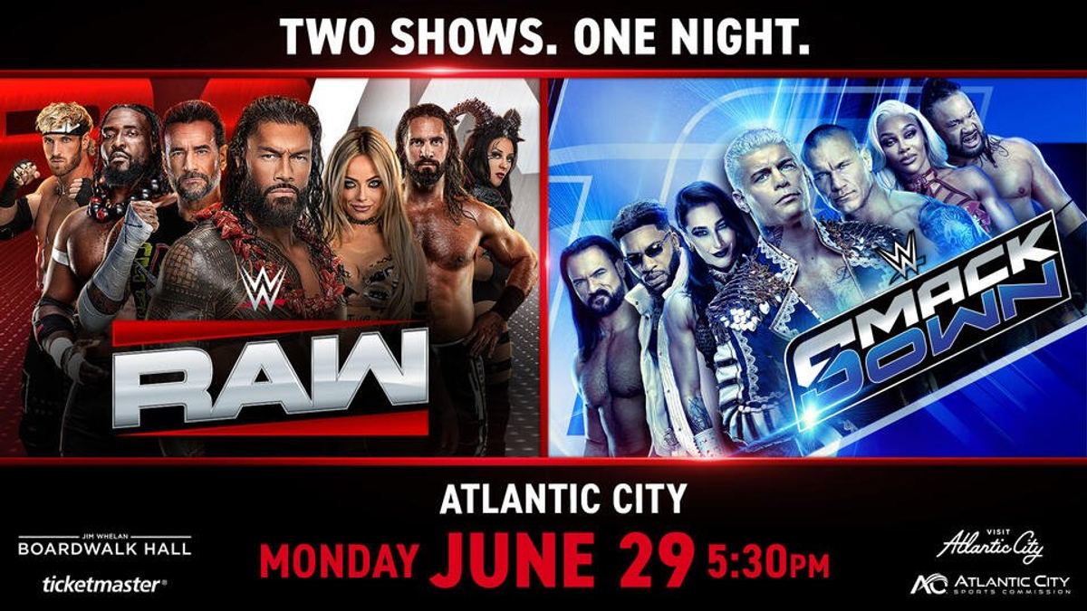 WWE Raw June 29 Double tapings Promotional poster