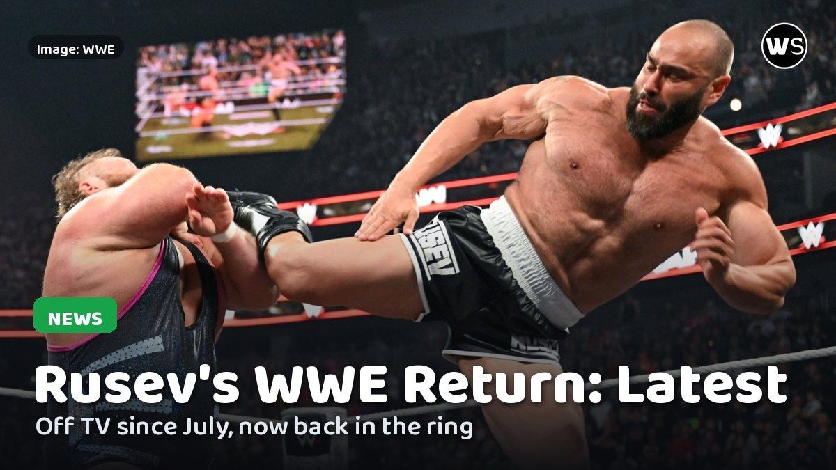 Rusev on WWE Raw